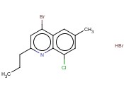 4-BROMO-8-CHLORO-6-METHYL-2-PROPYLQUINOLINE <span class='lighter'>HYDROBROMIDE</span>