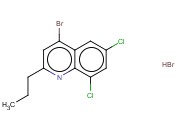4-BROMO-6,8-DICHLORO-2-PROPYLQUINOLINE <span class='lighter'>HYDROBROMIDE</span>