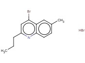 4-BROMO-6-METHYL-2-PROPYLQUINOLINE <span class='lighter'>HYDROBROMIDE</span>