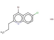 4-BROMO-6-CHLORO-2-PROPYLQUINOLINE <span class='lighter'>HYDROBROMIDE</span>