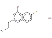 4-BROMO-6-FLUORO-2-PROPYLQUINOLINE <span class='lighter'>HYDROBROMIDE</span>