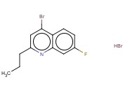 4-BROMO-7-FLUORO-2-PROPYLQUINOLINE <span class='lighter'>HYDROBROMIDE</span>