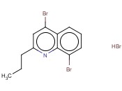4,8-DIBROMO-2-PROPYLQUINOLINE <span class='lighter'>HYDROBROMIDE</span>