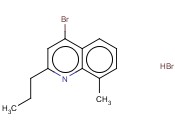4-BROMO-8-METHYL-2-PROPYLQUINOLINE <span class='lighter'>HYDROBROMIDE</span>