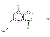 4-BROMO-8-CHLORO-2-PROPYLQUINOLINE <span class='lighter'>HYDROBROMIDE</span>