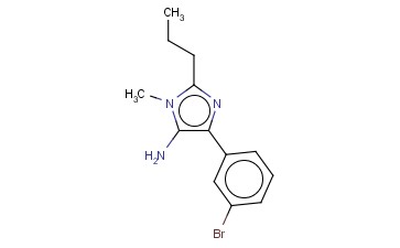 4-(3-BROMOPHENYL)-1-METHYL-2-PROPYL-1H-IMIDAZOL-5-AMINE