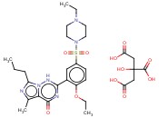2-[2-乙氧基-5-(4-乙基-哌嗪-1-磺酰基)苯基]-5-甲基-7-丙基-3H-咪唑[5,1-f]-[1,2,4]三联氮-4-<span class='lighter'>酮</span>二<span class='lighter'>盐酸盐</span>