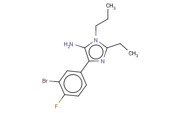 4-(3-BROMO-4-FLUOROPHENYL)-2-ETHYL-1-PROPYL-1H-IMIDAZOL-5-AMINE