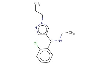 [(2-CHLOROPHENYL)(1-PROPYL-1H-PYRAZOL-4-YL)METHYL](ETHYL)AMINE