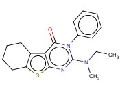 2-(ETHYL(METHYL)AMINO)-3-PHENYL-5,6,7,8-TETRAHYDROBENZO[4,5]THIENO[2,3-D]PYRIMIDIN-4(3H)-ONE