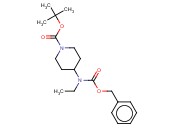 TERT-BUTYL 4-(((BENZYLOXY)CARBONYL)(ETHYL)AMINO)PIPERIDINE-1-CARBOXYLATE