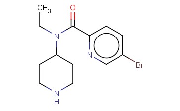5-BROMO-N-ETHYL-N-(PIPERIDIN-4-YL)PYRIDINE-2-CARBOXAMIDE