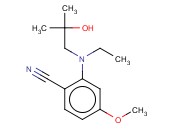 2-[ETHYL(2-HYDROXY-2-METHYLPROPYL)AMINO]-<span class='lighter'>4-METHOXYBENZONITRILE</span>