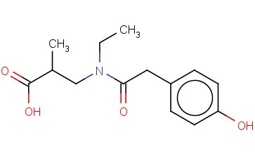 3-[N-ETHYL-2-(4-HYDROXYPHENYL)ACETAMIDO]-2-METHYLPROPANOIC ACID