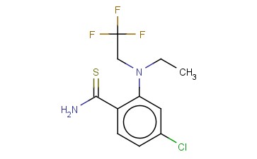 4-CHLORO-2-[ETHYL(2,2,2-TRIFLUOROETHYL)AMINO]BENZENE-1-CARBOTHIOAMIDE