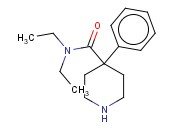 N,N-DIETHYL-4-<span class='lighter'>PHENYLPIPERIDINE</span>-4-CARBOXAMIDE