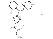 N,N-DIETHYL-4-(5-HYDROXYSPIRO[2H-1-BENZOPYRAN-2,4'-PIPERIDIN]-4-YL)BENZAMIDE HYDROCHLORIDE