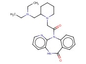 11-((2-((二乙氨基)甲基)-1-<span class='lighter'>哌啶</span><span class='lighter'>基</span>)乙酰<span class='lighter'>基</span>)-5,11-二氢-(6H)-<span class='lighter'>吡啶</span>并[2.3-b][1.4]苯并二氮杂-6-酮