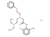 2-[(2-CHLORO-6-METHYL-PHENYL)CARBAMOYLMETHYL-(2-PHENOXYETHYL)AMINO]ETH YL-DIETHYL-AZANIUM CHLORIDE
