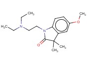 1-(N,N-DIETHYLAMINO-ETHYL)-3,3-DIMETHYL-5-METHOXY-2-INDOLINONE