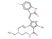 5-(5-Fluoro-2-oxo-1,2-dihydro-indol-3-ylidenemethyl)-2,4-dimethyl-1H-pyrrole-3-carboxylic acid (2-diethylamino-ethyl)-amide