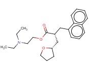 2-FURANPROPANOIC ACID, TETRAHYDRO-A-(1-NAPHTHALENYLMETHYL)-, 2-(DIETHYLAMINO)ETHYL ESTER, (AR,2S)-