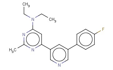 N,N-DIETHYL-6-[5-(4-FLUOROPHENYL)PYRIDIN-3-YL]-2-METHYLPYRIMIDIN-4-AMINE