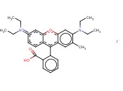 N-[9-(2-CARBOXYPHENYL)-6-(DIETHYLAMINO)-7-METHYL-3H-XANTHEN-3-YLIDENE]-N-ETHYLETHANAMINIUM IODIDE