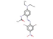N-[2-[2,6-二<span class='lighter'>溴</span>-4-硝基苯基]偶氮]-5-(二<span class='lighter'>乙</span>氨基)苯基]乙酰胺
