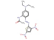N-[5-(二乙<span class='lighter'>氨基</span>)-2-[(3,5-二硝基-2-噻吩基)偶氮]苯基]-<span class='lighter'>乙酰</span>胺