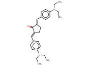 (2E,5E)-2,5-BIS[(4-(DIETHYLAMINO)PHENYL)METHYLENE]CYCLOPENTANONE
