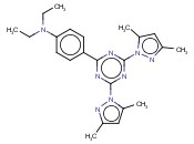 BENZENAMINE,4-[4,6-BIS(3,5-DIMETHYL-1H-PYRAZOL-1-YL)-1,3,5-TRIAZIN-2-YL]-N,N-DIETHYL-