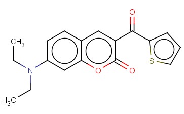 7-二乙基氨基-3-<span class='lighter'>噻吩</span><span class='lighter'>甲</span><span class='lighter'>酰</span>基香豆素