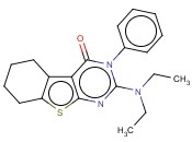 2-(DIETHYLAMINO)-3-PHENYL-5,6,7,8-TETRAHYDROBENZO[4,5]THIENO[2,3-D]PYRIMIDIN-4(3H)-ONE