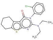 3-(2-CHLOROPHENYL)-2-(DIETHYLAMINO)-5,6,7,8-TETRAHYDROBENZO[4,5]THIENO[2,3-D]PYRIMIDIN-4(3H)-ONE