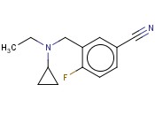 3-([CYCLOPROPYL(ETHYL)AMINO]METHYL)-<span class='lighter'>4-FLUOROBENZONITRILE</span>