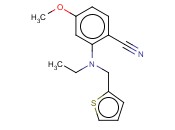 2-[ETHYL(THIOPHEN-2-YLMETHYL)AMINO]-<span class='lighter'>4-METHOXYBENZONITRILE</span>