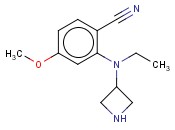 2-[(AZETIDIN-3-YL)(ETHYL)AMINO]-<span class='lighter'>4-METHOXYBENZONITRILE</span>