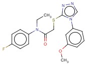 ACETAMIDE,N-ETHYL-N-(4-FLUOROPHENYL)-2-[[4-(3-METHOXYPHENYL)-4H-1,2,4-TRIAZOL-3-YL]THIO]-