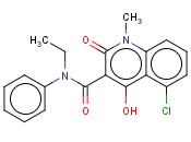 5-Chloro-4-hydroxy-1-methyl-2-oxo-1,2-dihydro-quinoline-3-carboxylic acid ethyl-phenyl-amide