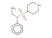 N-ETHYL-N-<span class='lighter'>PHENYLPIPERIDINE</span>-4-SULFONAMIDE