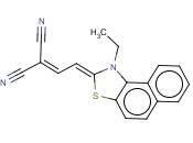 2-[(2Z)-2-(1-乙基<span class='lighter'>苯</span><span class='lighter'>并</span>[e][1,3]<span class='lighter'>苯</span><span class='lighter'>并</span><span class='lighter'>噻唑</span>-2-亚基)亚乙基]丙二腈