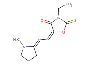 3-乙基-5-[2-(1-<span class='lighter'>甲基</span>-<span class='lighter'>吡咯烷</span>-2-亚基)-亚乙基]-2-硫代-噁唑<span class='lighter'>烷</span>-4-酮