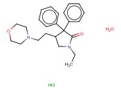 1-乙基-3,3-二苯基-4-[2-(4-吗啉基)乙基]-2-吡咯烷酮<span class='lighter'>盐酸盐</span>一水合物