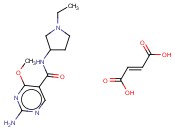 2-<span class='lighter'>氨基</span>-N-(1-乙基吡咯烷-3-基)-4-<span class='lighter'>甲</span>氧基嘧啶-5-甲酰胺 (2E)-丁-2-烯二<span class='lighter'>酸</span><span class='lighter'>酯</span>