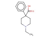 1-ETHYL-4-<span class='lighter'>PHENYLPIPERIDINE</span>-4-CARBOXYLIC ACID
