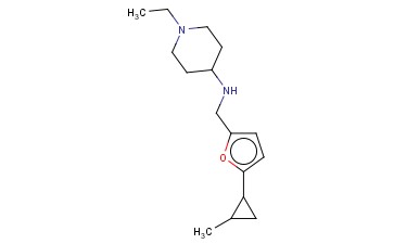 1-ETHYL-N-([5-(2-METHYLCYCLOPROPYL)FURAN-2-YL]METHYL)PIPERIDIN-4-AMINE