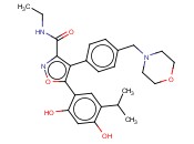 5-[2,4-二羟基-5-异丙基苯基]-N-乙基-4-[4-(4-<span class='lighter'>吗</span><span class='lighter'>啉</span><span class='lighter'>基</span>甲基)苯基]-3-异恶唑甲酰胺