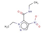 N,1-DIETHYL-4-NITRO-1H-PYRAZOLE-5-CARBOXAMIDE