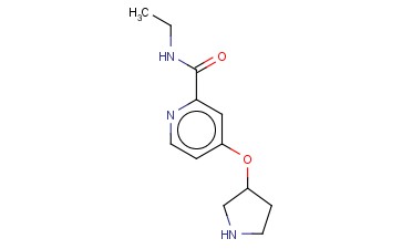 N-ETHYL-4-(PYRROLIDIN-3-YLOXY)PYRIDINE-2-CARBOXAMIDE
